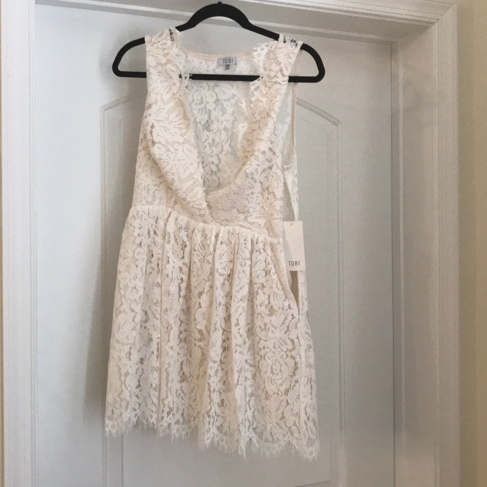 NWT Ivory Lace Dress